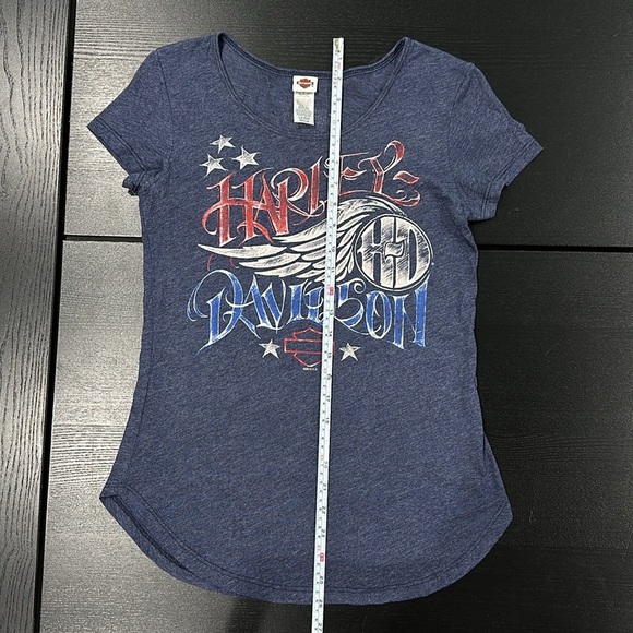 Harley-Davidson Women’s Patriotic T-Shirt from Orange County, CA - M - Picture 6 of 7